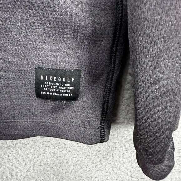 Nike Dri Fit Golf Shirt Mens Medium‎ Gary 1/4 Zip Lightweight Outdoors Gorpcore - Picture 2 of 8